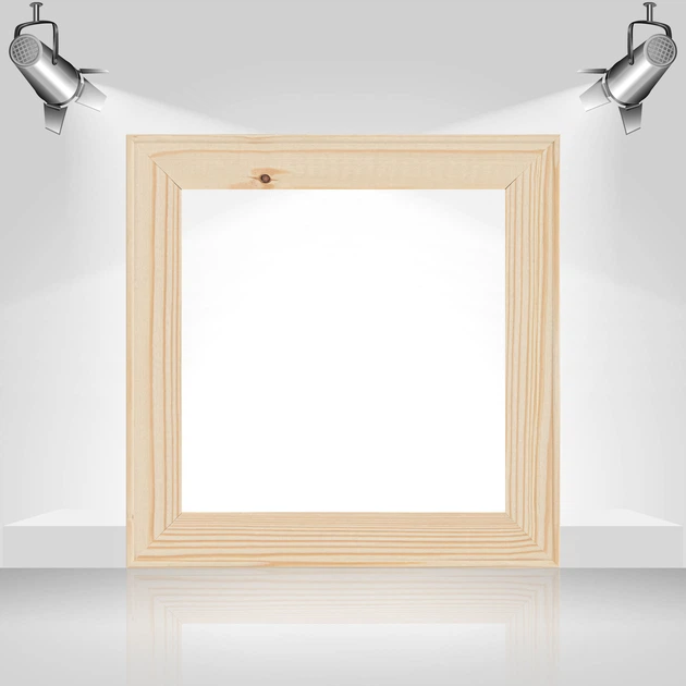 Подрамник для холста 35х35 (43х18 сосна цельная с сучком) EmojiFrame - Фото 3 Подрамник для холста 35х35 (43х18 сосна цельная с сучком) EmojiFrame - изображение 3