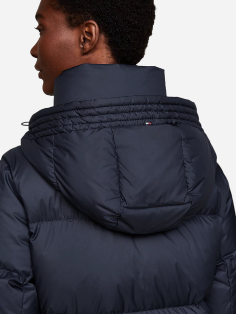 Куртка зимова довга жіноча Tommy Hilfiger WW0WW43583-DW5 XL Темно-синя (8720637932704) - зображення 5