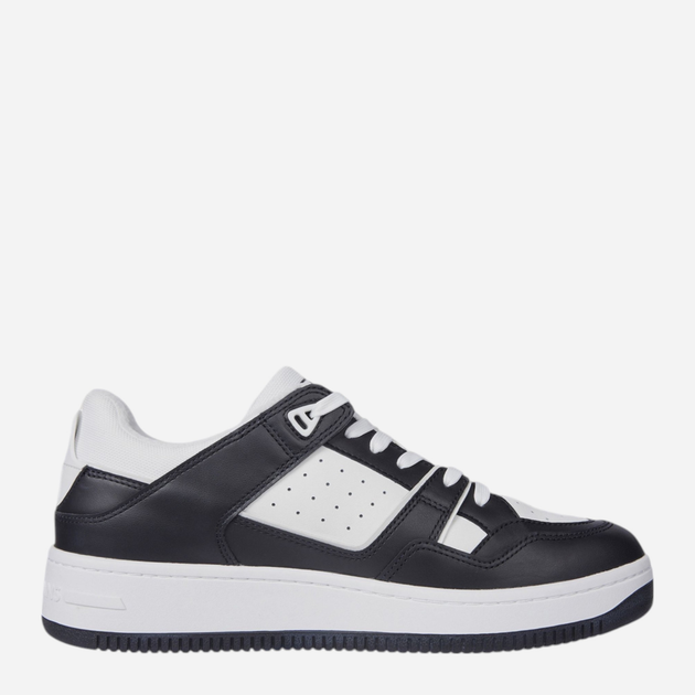 Sneakersy męskie do kostki Tommy Hilfiger EM0EM01464-BDS 42 Czarny/Biały (8720637382370) - obraz 1