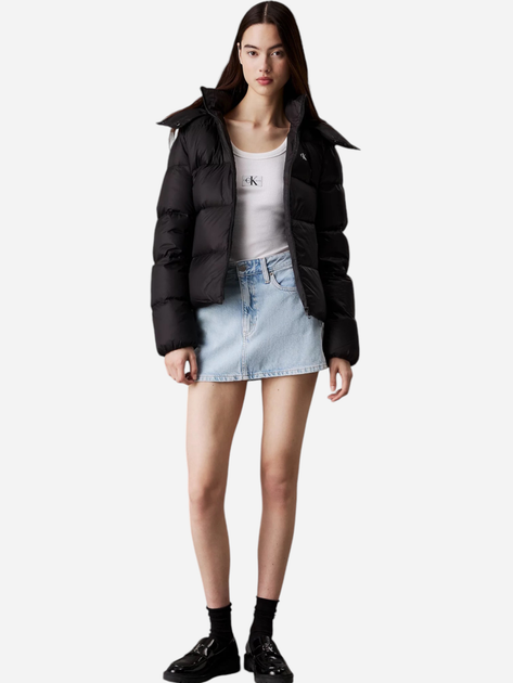 Kurtka zimowa damska krótka Calvin Klein J20J223571-BEH XL Czarna (8720109953282) - obraz 3