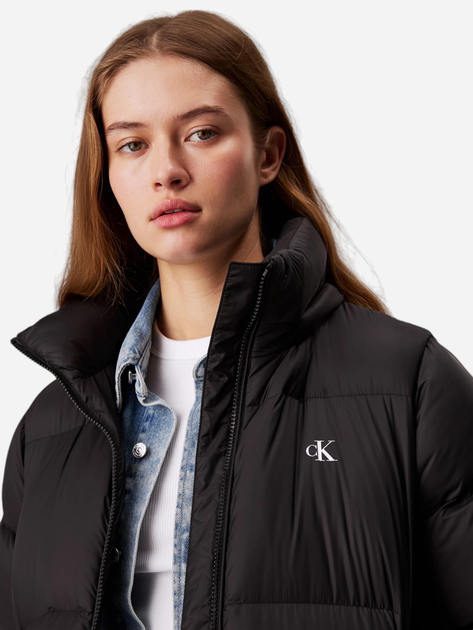 Kurtka zimowa damska pikowana Calvin Klein J20J224109-BEH M Czarna (8720639433544) - obraz 4