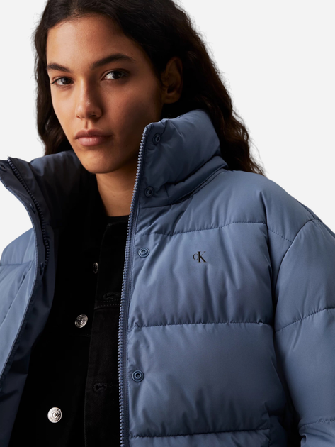 Kurtka zimowa damska krótka Calvin Klein J20J224119-CDO L Niebieska (8720639324255) - obraz 4