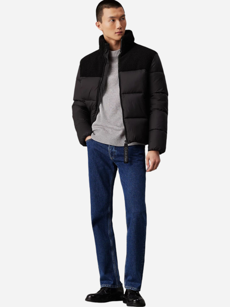 Kurtka zimowa męska bez kaptura Calvin Klein J30J326091-BEH S Czarna (8720639462803) - obraz 3