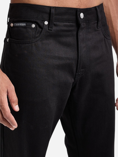 Джинси Regular fit чоловічі Calvin Klein J30J326061-1BY 32-33 Чорні (8720639449439) - зображення 4