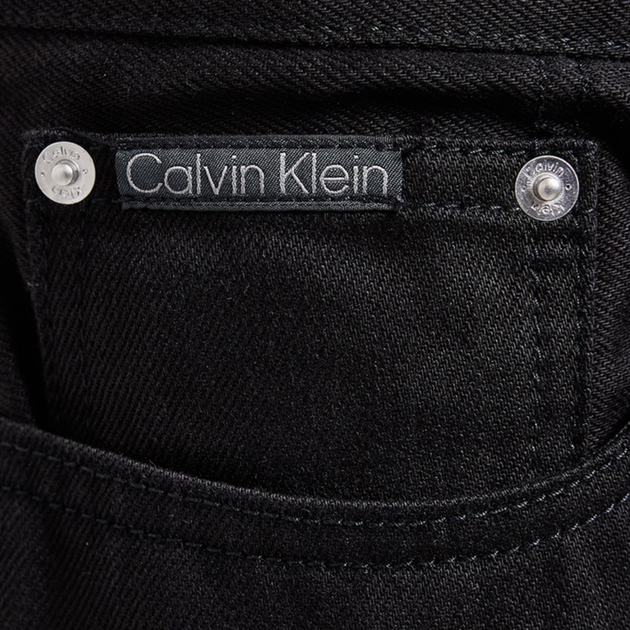 Джинси Regular fit чоловічі Calvin Klein J30J326061-1BY 32-33 Чорні (8720639449439) - зображення 5