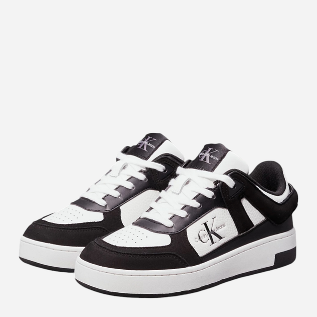 Sneakersy damskie skórzane Calvin Klein YW0YW01579-0GM 36 Czarny/Biały (8720639472130) - obraz 2