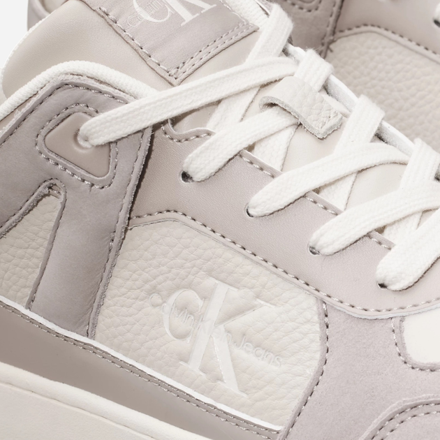 Sneakersy damskie skórzane Calvin Klein YW0YW01579-0HK 41 Beżowe (8720639468225) - obraz 5