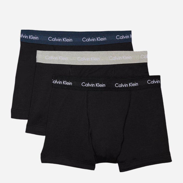 Zestaw męskich bokserek 3 szt Calvin Klein 0000U2662G-QRI L Wielokolorowy (8720639724154) - obraz 1