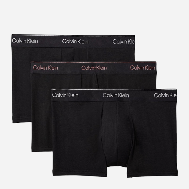 Zestaw męskich bokserek 3 szt Calvin Klein 000NB4076A-Q6A XL Czarny (8720639724307) - obraz 1