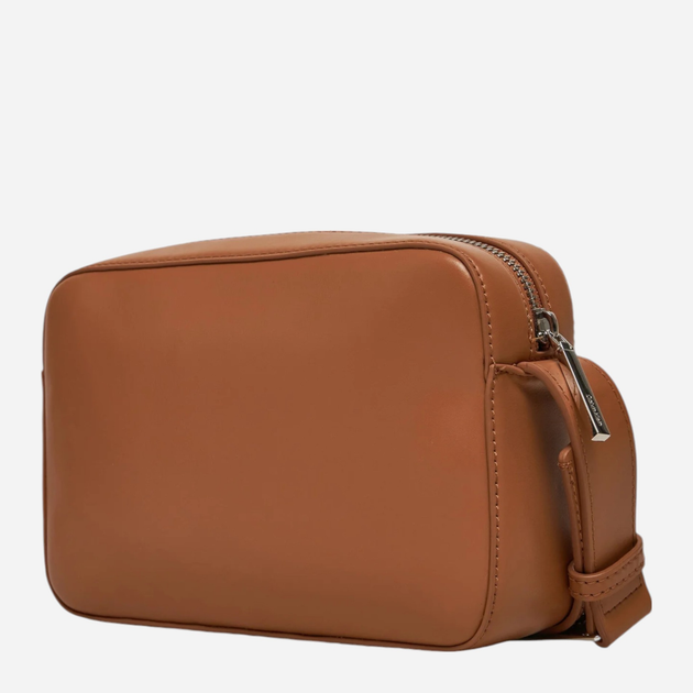 Torebka crossbody damska mała Calvin Klein K60K612555-GDB Jasnobrązowa (8720639578931) - obraz 3