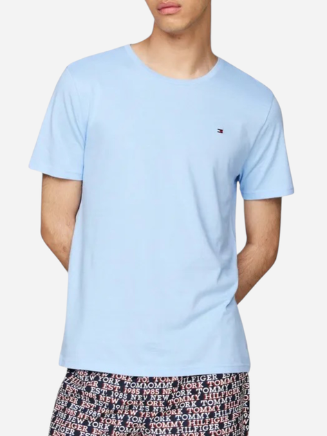 Набір футболок бавовняних довгих чоловічих Tommy Hilfiger UM0UM03379-0W5 XL 3 шт Різнокольоровий (8720637928592) - зображення 3