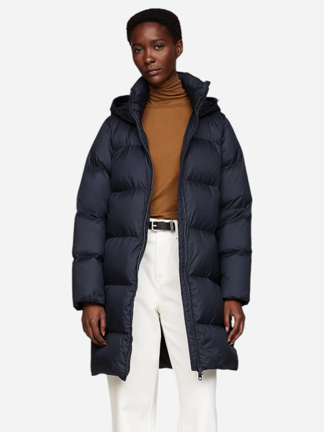 Куртка зимова довга жіноча Tommy Hilfiger WW0WW43583-DW5 XS Темно-синя від Rozetka на платформі USKIDKA Акція на Куртка зимова довга жіноча Tommy Hilfiger WW0WW43583-DW5 XS Темно-синя від Rozetka