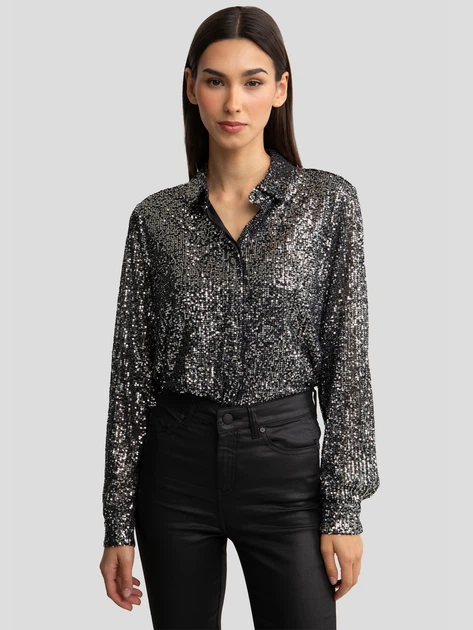 Koszula damska Big Star Solea 904 M Srebrna (5900714794873) - obraz 1