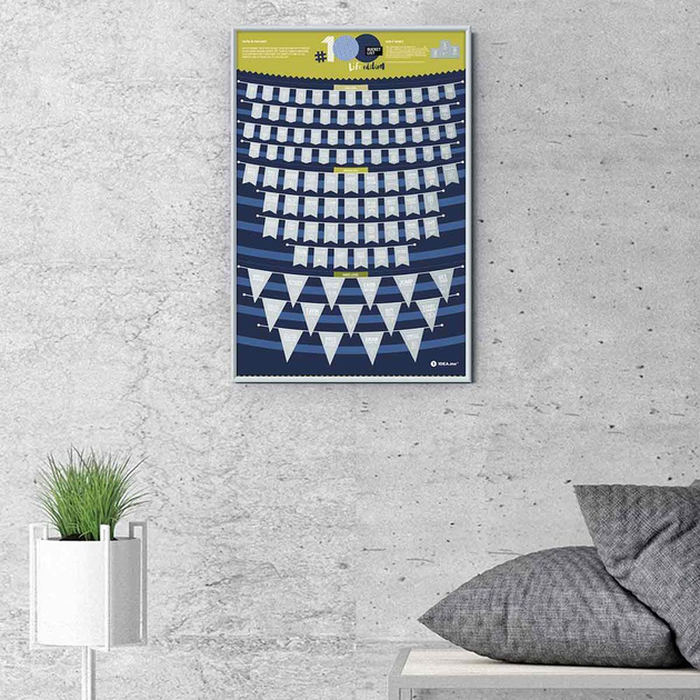 Plakat zdrapką 1DEA Me100 Bucketlist Life Edition (4820191130173) - obraz 3
