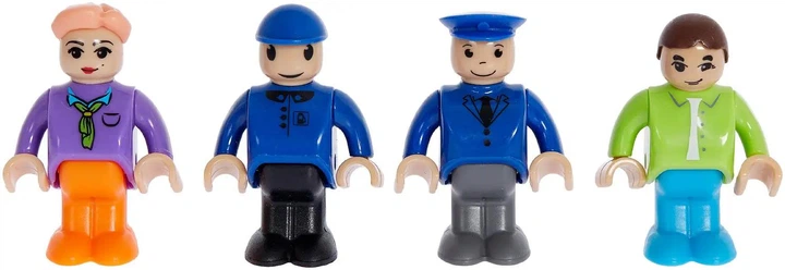 Конструктор ZIPP Toys "Потяг DF11 Z з рельсами" синій - изображение 2