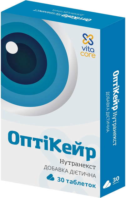 Таблетки VitaCore Нутранекст ОптиКейр для улучшения зрения №30 (8906077200676) - изображение 1