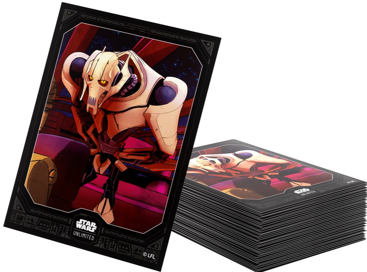 Обкладинки для карт Gamegenic Star Wars Unlimited Art Sleeves: General Grievous (4251715415726) - зображення 4