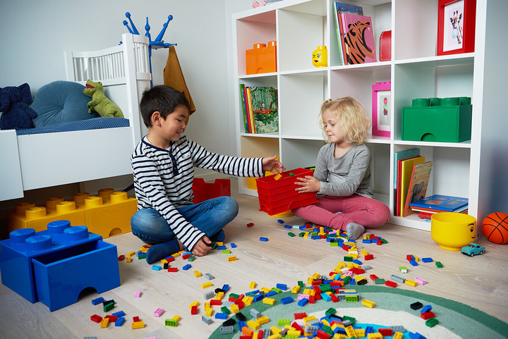 Pudełko do przechowywania klocków konstrukcyjnych LEGO Brick Drawer 8 z szufladami Żółte (5006133) - obraz 8