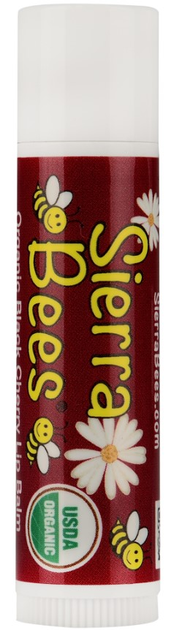 Акція на Органічний бальзам для губ Sierra Bees Organic Black Cherry Lip Balm 4.25 г від Rozetka