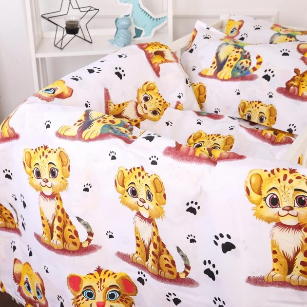 Акція на Підковдра MirSon полуторна євро 160x220 см Kids Time 20-0034 King Tiger бязь від Rozetka