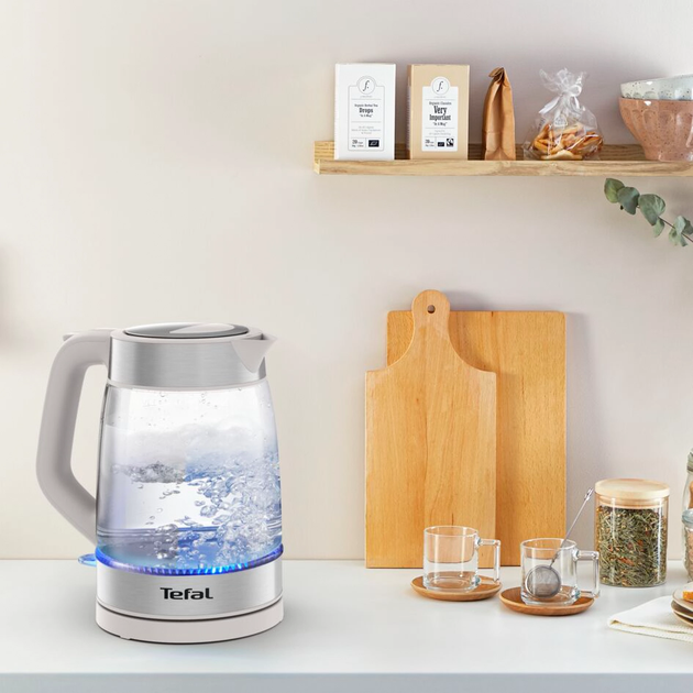 Електрочайник Tefal Glass Kettle KI605B30 - зображення 17