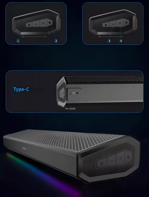 Беспроводная колонка PHILIPS SPA5109 с регулируемой RGB подсветкой, 1800 mAh, чёрная - Фото 8 Беспроводная колонка PHILIPS SPA5109 с регулируемой RGB подсветкой, 1800 mAh, чёрная - изображение 8