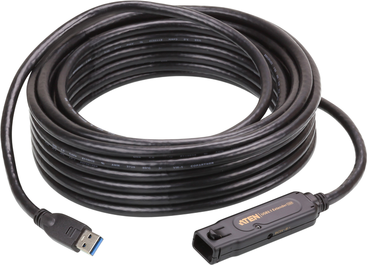 Кабель ATEN UE3310 USB 3.1 Gen1 Extender Cable 10 м Black - зображення 2