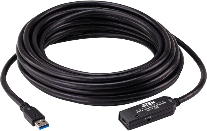 Kabel ATEN UE331C USB 3.2 Gen1 Extender Cable 10 m Black - obraz 2