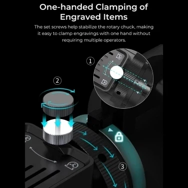 Creality Multifunctional Rotary Kit Pro 3 in 1 ролик для криволінійних поверхонь - зображення 8