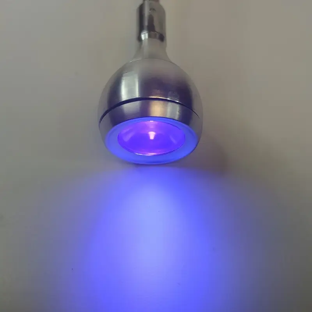 Лампа UV для сушки гель лака, гелевых типс с USB-разъемом (настольная, гибкая, с прищепкой) серебро, 5 Вт - изображение 4