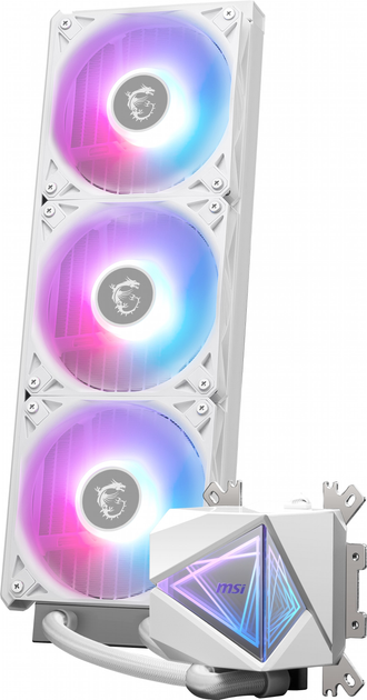 Система водяного охолодження MSI MAG CoreLiquid I360 White (306-7ZW8A21-C24) - зображення 6