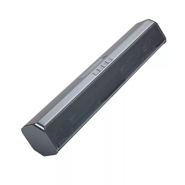 Портативна колонка HOCO BS49 Dazzling sound desktop wireless speaker Metal Gray (6931474766274) - зображення 3