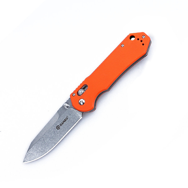 Карманный складной тактический нож Ganzo G7452-OR 440С Orange (G7452-OR) - изображение 1