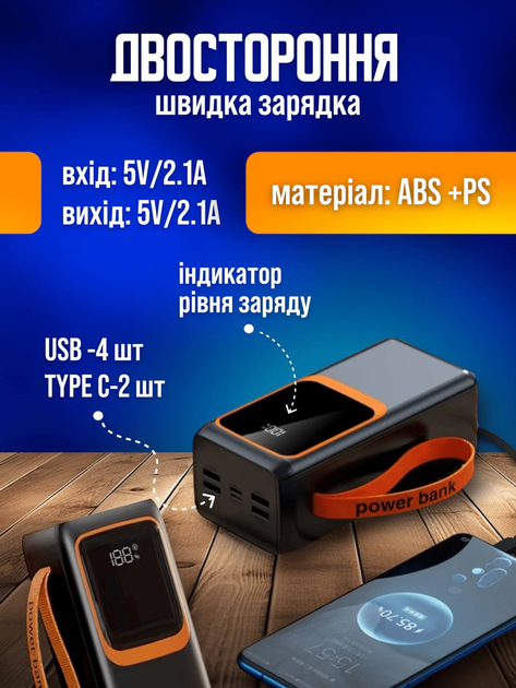 УМБ Andowl Q-TD88 58000 mAh Black - изображение 8