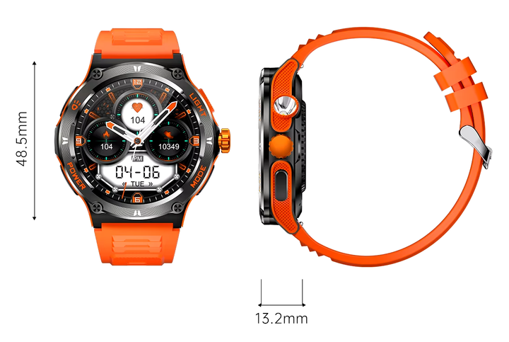 Смарт годинник чоловічий спортивний Smart watch YPAY розумний годинник з ліхтариком - Фото 2 Смарт годинник чоловічий спортивний Smart watch YPAY розумний годинник з ліхтариком - зображення 2