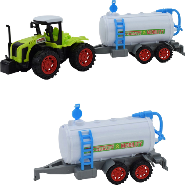 Traktor Toys Paweł Wojda Farma z kosiarką rotacyjną grabiami i cysterną (5903940018331) - obraz 4