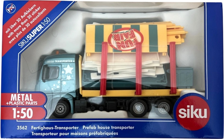 Транспортер Siku Super Fertighaus Transporter (4006874035625) - зображення 1