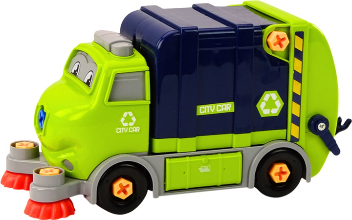 Śmieciarka do skręcania LEAN Toys z akcesoriami (5905991018766) - obraz 3