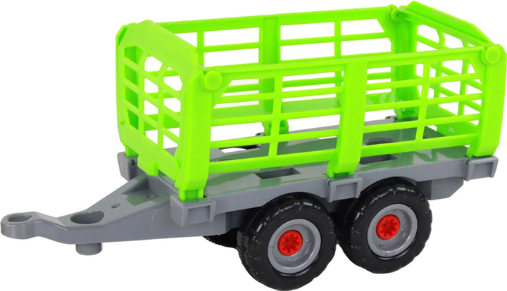 Traktor do skręcania LEAN Toys z przyczepą i akcesoriami (5905991000167) - obraz 6