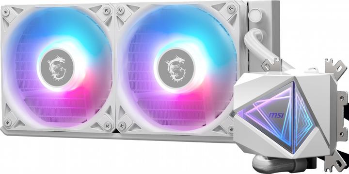 Система водяного охолодження MSI MAG CoreLiquid I240 White (306-7ZW7A21-C24) - зображення 4