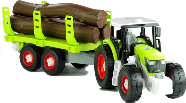 Traktor Leantoys z przyczepą i akcesoriami 43 cm (5905323219366) - obraz 2