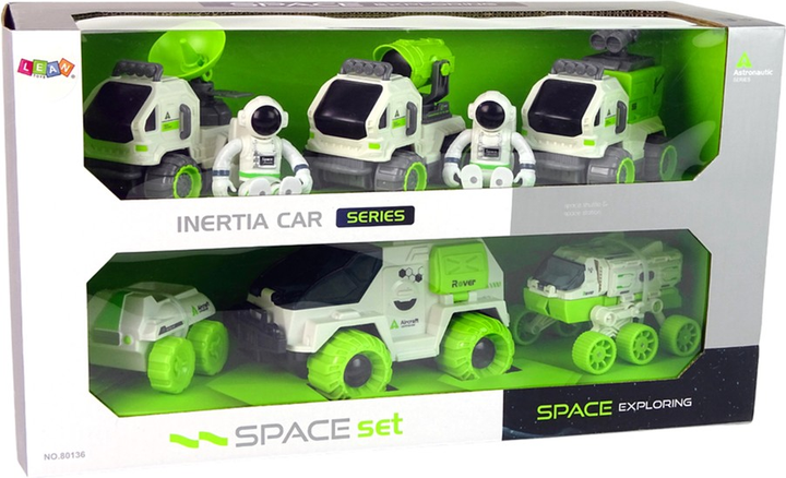 Набір космічних кораблів LEAN Toys Ровер-супутник 6 в 1 з фігурками (5905323211872) - зображення 5
