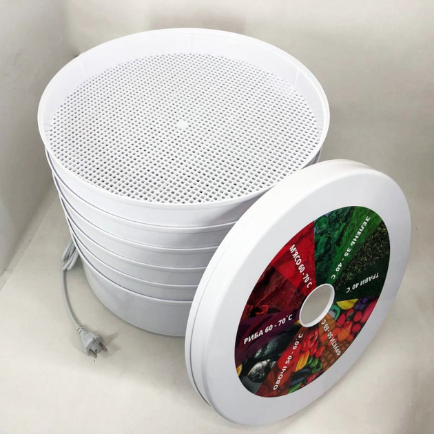 Сушилка Sea Breeze SB-0302 для фруктов и овощей 5 секции 20L 520W - изображение 6