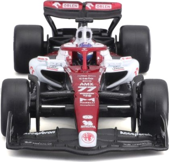 Металева модель автомобіля Bburago Alfa Romeo Team ORLEN C42 Bottas 1:43 (4893993380688) - зображення 1