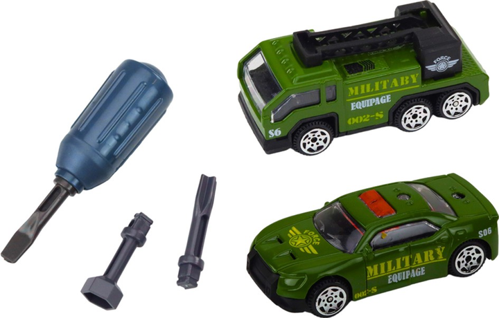 Військовий танк для складання LEAN Toys DIY Синій (5905991018568) - зображення 5