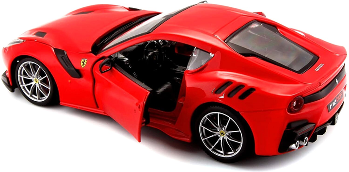 Metalowy model samochodu Bburago Ferrari F12 Tdf 1:24 Czerwony (4893993260218) - obraz 2