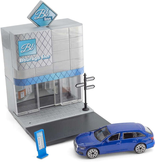 Набір BBurago Street Fire Bburago City Hotel з Audi A6 Avant 1:43 (4893993315031) - зображення 3