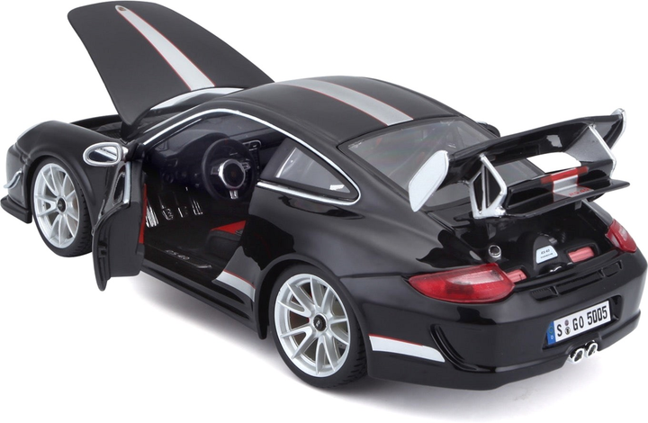 Metalowy model samochodu Bburago Porsche GT3 RS 4.0 1:18 Czarny (4893993002672) - obraz 13