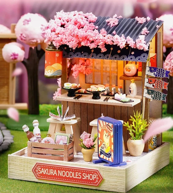 Румбокс Конструктор 3D DIY Магазин локшини Сакура DIY Sakura