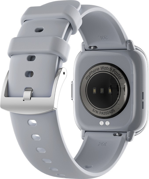 Смарт-годинник MyPhone Watch Pastel Silver/Foggy Day (SMA002919) - зображення 3